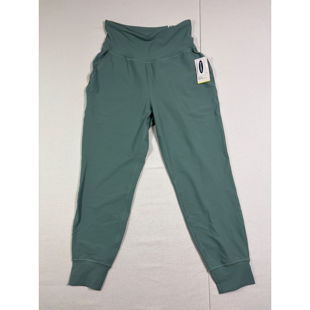 Old Navy Active Powersoft High Rise Joggers Sage Green Womens Medium NWT